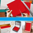 thumbnail image 5 of 2X Self-Adhesive Felt Gliders,40 X 150 Cm,Self-Adhesive Felt Pads, Multi-Purpose Adhesive Mat Tape Red, 5 of 6