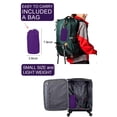 thumbnail image 4 of Chubasquero LOMON ligero e impermeable para mujer, color morado XL, 4 of 6