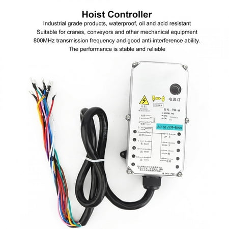 

Fdit Hoist Controller Anti-Interference Crane Remote Controller For Cranes Concrete Pumps Conveyors Coal Mining Equipment