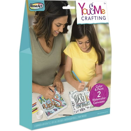 RoseArt You & Me Crafting, Watercolor Canvases