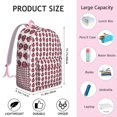 thumbnail image 5 of Cartoon Ladybird Print Laptop Backpack for Students, Lightweight and Durable School Bag with Cute Red Ladybug Pattern and Polka Dots, 5 of 5
