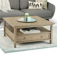 thumbnail image 2 of Simpli Home Warm Shaker Wood 36" Square Transitional Coffee Table in Gray, 2 of 8