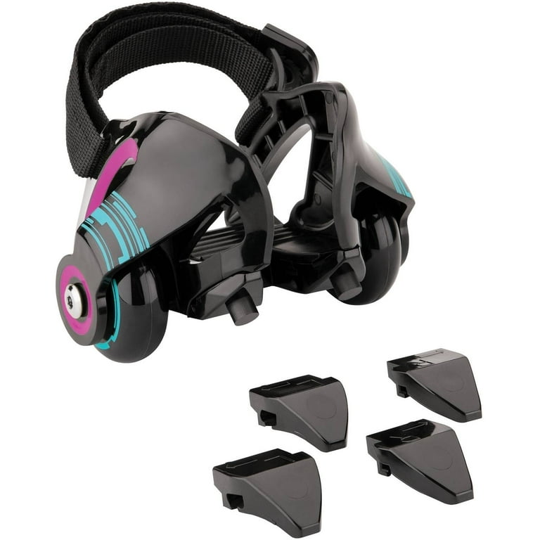 Razor Jetts Heel Wheels Black Purple Skate Shoes with Wheels for