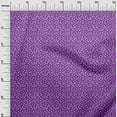 thumbnail image 3 of oneOone Rayon Purple Fabric Floral Craft Projects Decor Fabric Printed By The Yard 56 Inch Wide, 3 of 5