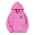 thumbnail image 5 of Goindgs Hoodie Kids Girls' Sweaters Sweatshirt Soft Pullover Ocean Themed Duplex Printed with Hood for School Outdoor Shirt Preppy Tween Girl Cute Pink-2-3 T, 5 of 7