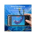 thumbnail image 3 of Waterproof Phone Case, Underwater Snorkeling Diving Phone Case, Universal Self-Check Water Proof Case Up to 6.9 Inch for iPhone 15/14/13/12/11 and Samsung S24/S23/S22/Google Series - Black, 3 of 7