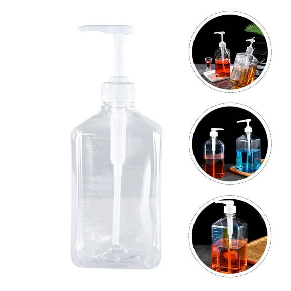 Minkissy Transparent PP Bottle Squeezer for Liquid Storage, Household Kitchen Tool, Easy to Use and