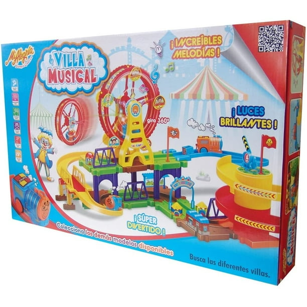 Villa Musical Mi Alegria 58 Piezas Electrónica Con Tren Mi Alegria 156456456