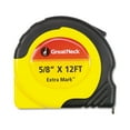 thumbnail image 2 of GreatNeck Saw Mfg. Extramark Tape, 5/8" X 12ft, Steel, Yellow/black, 2 of 3