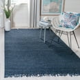 thumbnail image 2 of SAFAVIEH Natural Fiber Clara Solid Area Rug, Navy, 2' x 3', 2 of 7