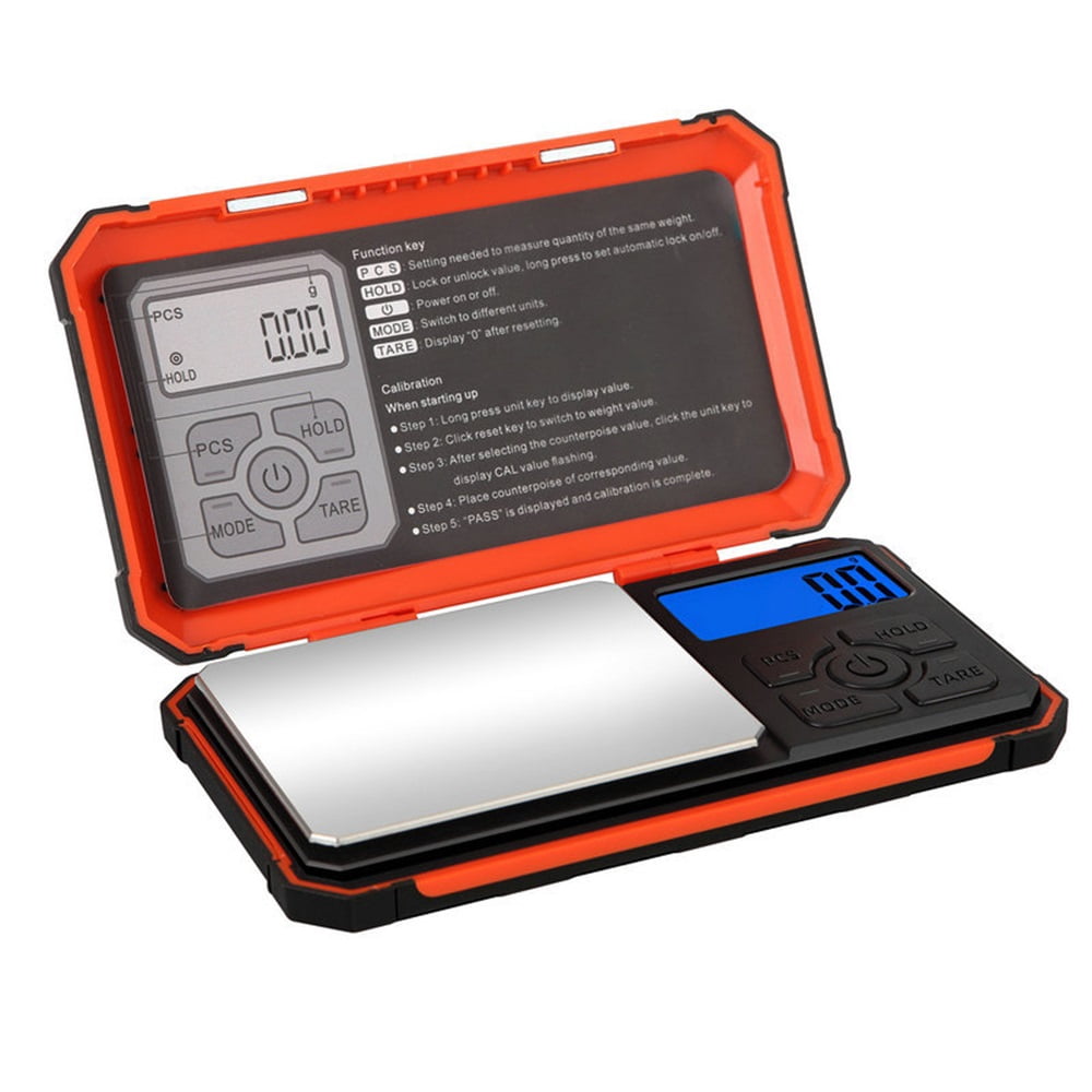 Digital Pocket Scale, Gram Scale 500g/0.01g, Units Conversion Smart Scale, LCD Display, for Food, Coffee, Jewelry, Medicine, Herb（Battery not included）