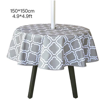 

Moobom Zipper Tablecloth Suitable For Various Occasions Holiday Decorations Party Activities Casual Dinners Terrace 150*213CM