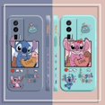 thumbnail image 4 of Case For Redmi K60E K60 K50 K40S K40 K30 9A 9 8A 8 10 Pro 4G 5G Colour Simple Liquid silicone Case Cartoon Lilo & Stitch Angel, 4 of 5