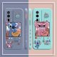 thumbnail image 4 of Case For Redmi K60E K60 K50 K40S K40 K30 9A 9 8A 8 10 Pro 4G 5G Colour Simple Liquid silicone Case Cartoon Lilo & Stitch Angel, 4 of 5