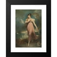 thumbnail image 2 of Sir Thomas Lawrence 11x14 Black Modern Framed Museum Art Print Titled - Portrait of a Woman as Miranda, Said to Be Miss Gibbon, 2 of 5