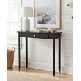 thumbnail image 3 of Fairway Avenue Home Modern Acacia Acacia Living Console Table, Black Matte, 3 of 10