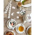 thumbnail image 4 of Japanese Rabbits Kitchen Dish Towels for Drying Dishes Set of 3, Vintage Bunny Brown Farmhouse Plaid Waffle Weave Microfiber Hand Tea Bathroom Towels Quick Dry & Absorbent Towel 15.7x23.6, 4 of 7