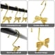 thumbnail image 3 of Dznils Ganchos Decorativos para Cortina de Ducha, Ganchos de Ducha de Metal Inoxidable, Juego de 12, Dorado, 3 of 11