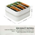 thumbnail image 2 of Shiartex Carrots Stripes Andy Warhol Jewelry Box for Rings and Necklaces White, 2 of 5