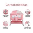 thumbnail image 2 of Cuna Colecho para Bebe Tipo Corral con Mecedora 5 Niveles de Altura Ajustables Baby Gaon  BCZN02, 2 of 9
