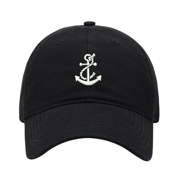 Baseball Cap Embroidered Hat for Boat Anchor Men's Adjustable Cotton Unisex Embroidery Baseball Caps