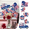 thumbnail image 2 of Noothes Independence Day Signs Decoration, 6Pcs 4th of July Patriotic Red White Blue Photo Props, Vase Decor Insert for Memorial Day, 4th of July Party Supplies, 2 of 8