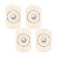 thumbnail image 2 of 4 ruedas giratorias autoadhesivas con rotación de 360 ​​grados para dormitorio Blanco, 2 of 9