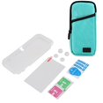 thumbnail image 1 of Kit de protección 7 en 1, funda protectora de bolso portátil multifunción para consola de juegos Switch Lite Bleu, 1 of 5