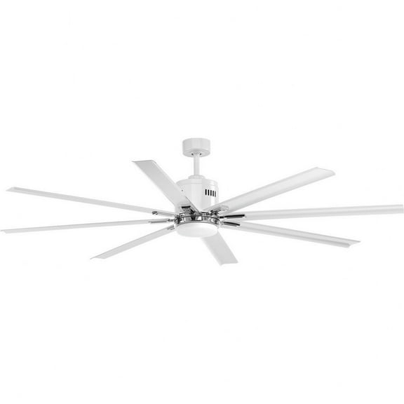 P2550-3030K-Progress Lighting-Vast - Wide - Ceiling Fan - 1 Light - Handheld Remote - Damp Rated in Urban Industrial style - 72 Inches wide by 16.75