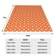 thumbnail image 3 of Balery Orange And White Polka Dot Manta de Felpa Suave y Acogedora – Cobija de Franela Aterciopelada para Cama, Lavable y Cálida para Sofá, Mascotas, Transpirable-40"x30", 3 of 7