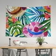 thumbnail image 2 of FCXZI Tropical Leaves Wall Tapestry Art for Bedroom and Living Room 60*40in, 2 of 6