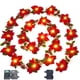 thumbnail image 1 of Poinsettia Navidad Flores Decoraciones Guirnalda Luces De Cadena Año Nuevo Adornos De Navidad Hogar Interior Decoración Al Aire Libre Speravity HA037735-00, 1 of 6