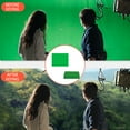 thumbnail image 4 of Green Screen Background under $5! kkbbma Green Screen Backdrop for Video Shooting, Reusable Fabric Chroma Key Background Curtain, Portable Studio Background for Photography and Live Streaming, 4 of 7
