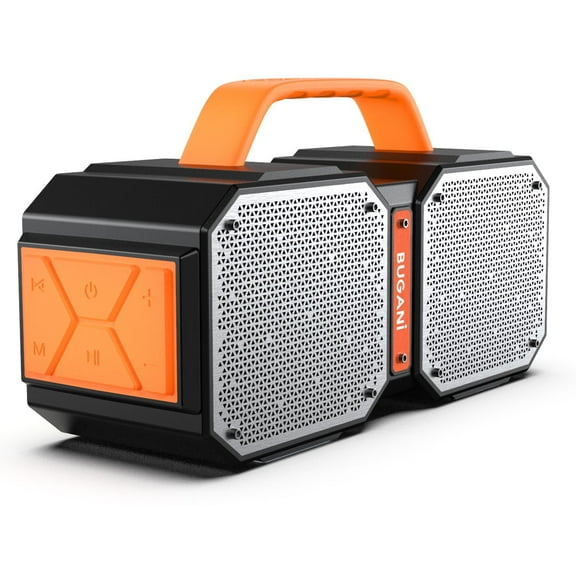 Bluetooth Speaker, BUGANI M83 IPX6 Waterproof Portable Large Bluetooth Speaker,Bluetooth 5.2,50W Big Power, 24H Playtime,Suitable for Family Gatherings and Outdoor Bluetooth Speakers