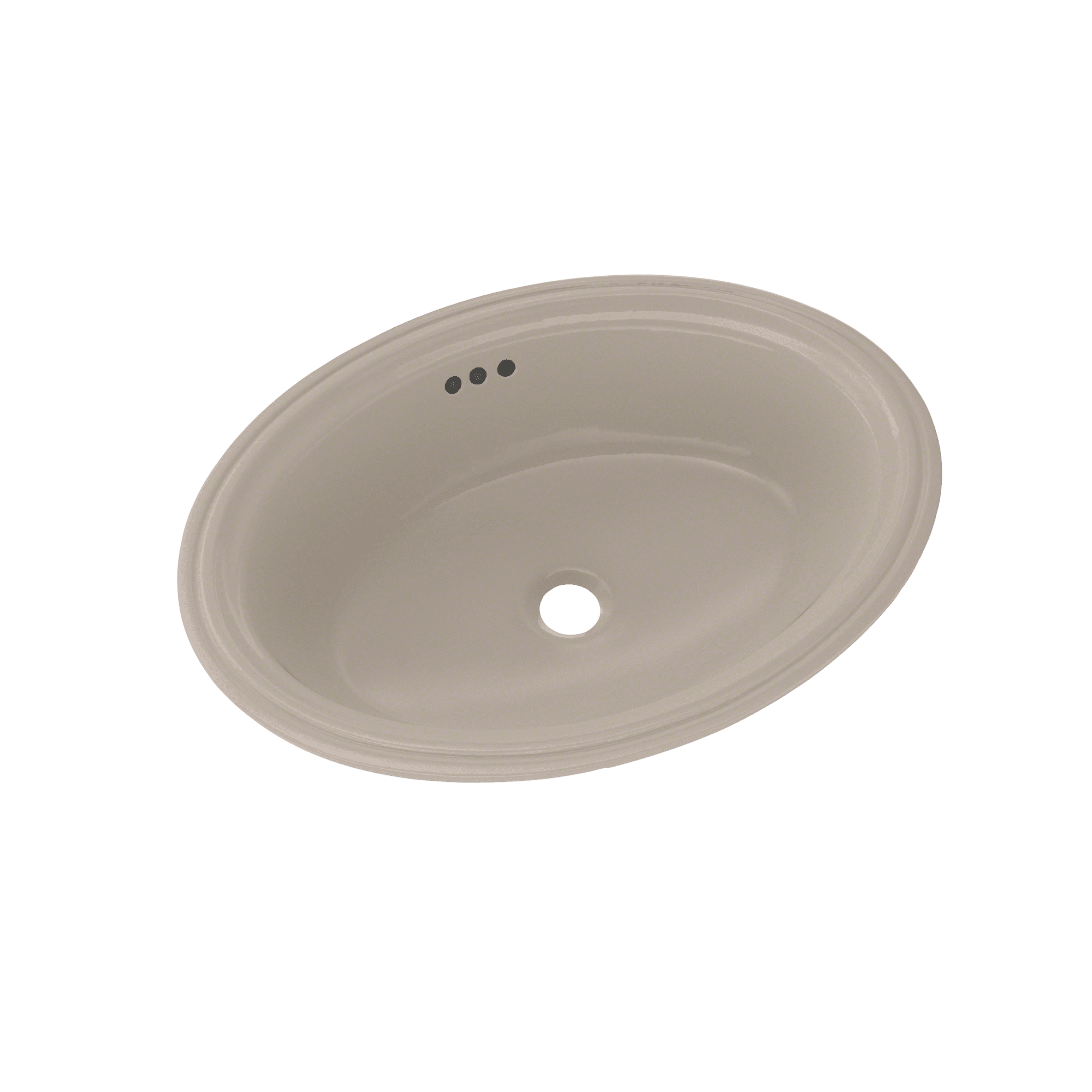 TOTO® Dartmouth® 183/4" x 133/4" Oval Undermount Bathroom Sink, Bone