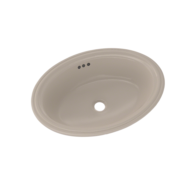 TOTO® Dartmouth® 183/4" x 133/4" Oval Undermount Bathroom Sink, Bone