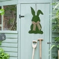 thumbnail image 1 of CY5O5ee 22inch Easter MossRabbit Wreath for Front Door Rabbit Shaped Hanging Sign Wooden Wreath with Burlap Bow for Spring Porch Wall Door Decor Indoor Outdoor Easter Decorations, 1 of 8