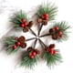 thumbnail image 3 of Paquete de 20 mini ramas de pino artificiales con bayas y piñas, decoración navideña festiva para interiores y exteriores, 3 of 7