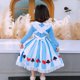 thumbnail image 3 of Vestido de sirvienta de princesa Alicia de dos piezas de manga larga para niñas Lolita, 3 of 5