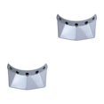 thumbnail image 2 of kurtrusly Motorcycle Peak 5-Snap Sun Visor UV Sunshield Effective Protection White 2Set, 2 of 6