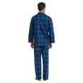 thumbnail image 5 of GLOBAL Men's Long Sleeve Flannel Pajamas Sets 100% Cotton Sleepwear Top and Bottom, Size S-3XL, 5 of 5