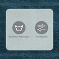 thumbnail image 3 of Better Homes & Gardens Cotton Reversible Bath Rug, Nimbus Blue, 17" x 24", 3 of 10
