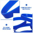 thumbnail image 3 of Minkissy 50 Pcs Bracelets en Silicone Bleu Étanches pour Fêtes et Identification d'Événements, 3 of 8