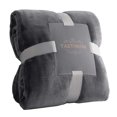 thumbnail image 1 of Manta TASTHROW, forro polar de franela, 50 x 70 cm, color gris, 1 of 8
