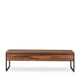thumbnail image 2 of Acme TV Stand in Walnut and Sandy Black Finish 91785, 2 of 4