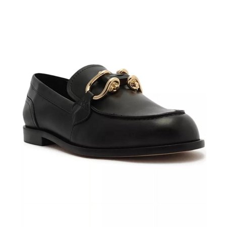 

Arezzo BLACK Women s Caroline Round Toe Loafers US 9.5M