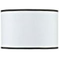 thumbnail image 2 of Cal Lighting SH-7115 10 in. Drum Hardback Fabric Shade with Trims, 2 of 2