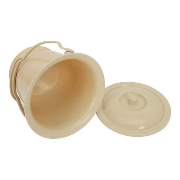 Hemoton Urine Pot Potty Pee Bucket Chamber Pot Plastic Urinal Bottle with Lid and Handle for Bedside Use for Pregnant Women Men Toddler Kids and Elderly