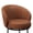 Brown-Faux Leather, variant on MultiHaven 26.7" Upholstered Swivel Bar Stool Set of 2 with Back,Modern Counter Height Chair for Kitchen Island - Brown PU Leather