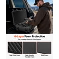 thumbnail image 4 of VEVOR - Estuche rígido para rifle con cerradura, 4 capas de espuma precortada, 91 cm (36 pulgadas) con ruedas, resistente al agua y al polvo, IP67, para rifles, escopetas y pistolas de airsoft,negro, 4 of 9